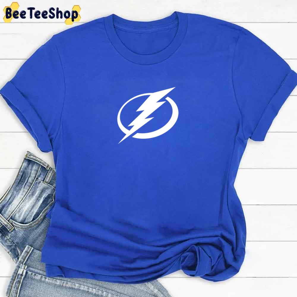 White Logo Tampa Bay Lightning  Hockey Unisex T-Shirt