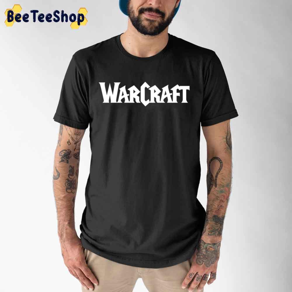 White Logo Warcraft Game Unisex T-Shirt