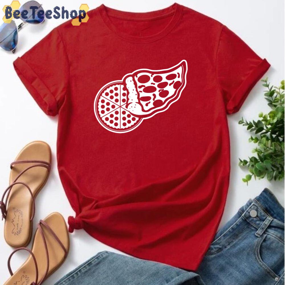 White Style Detroit Red Wings Hockey Unisex T-Shirt