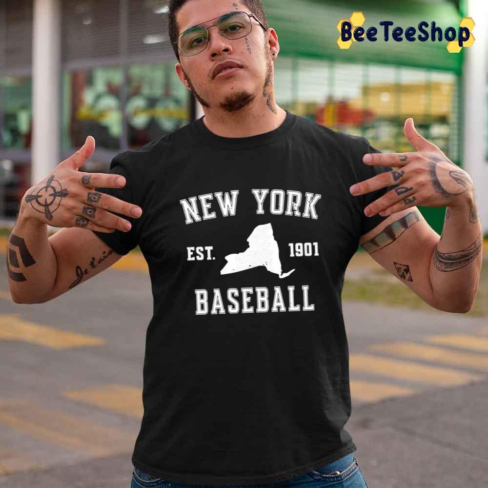 White Style Est 1901 New York Yankees Baseball Unisex T-Shirt