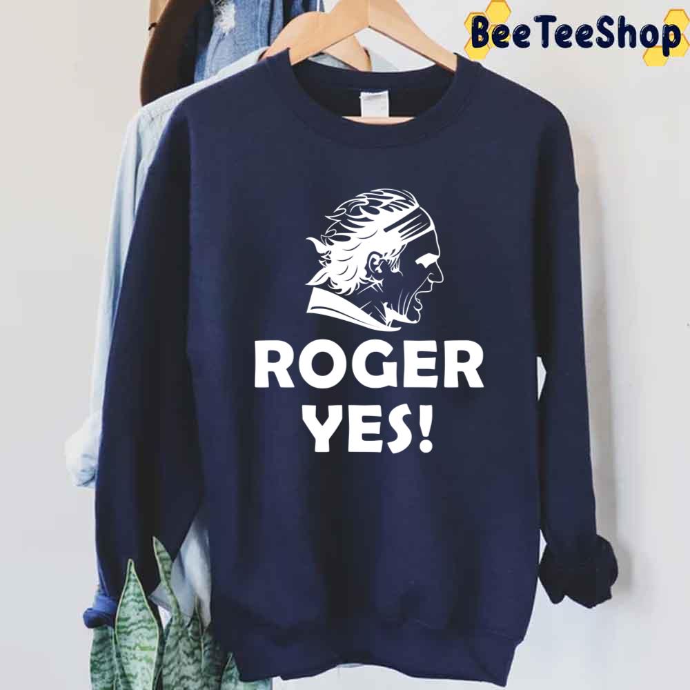 White Style Roger Federer Yes Unisex Sweatshirt