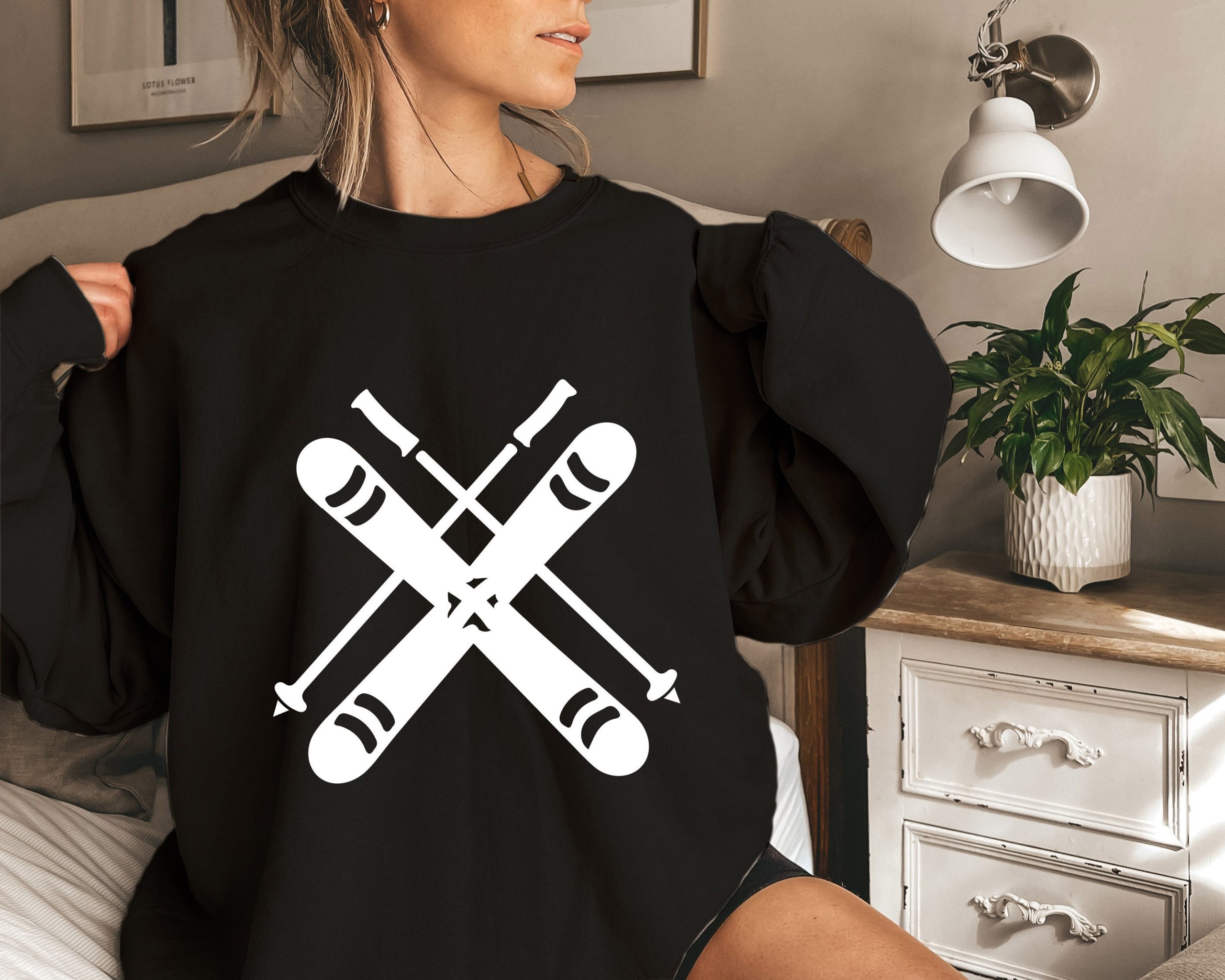 Winter Sports Mountain Ski Unisex Sweatshirt