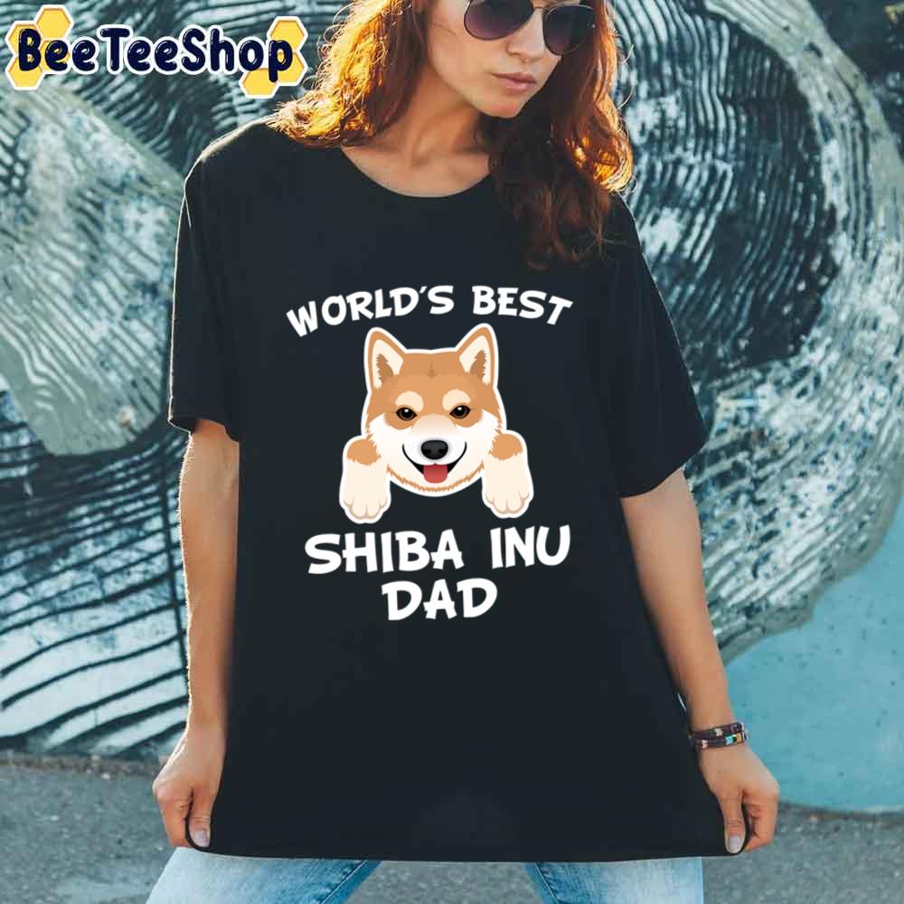 World’s Best Shiba Inu Dad Unisex T-Shirt