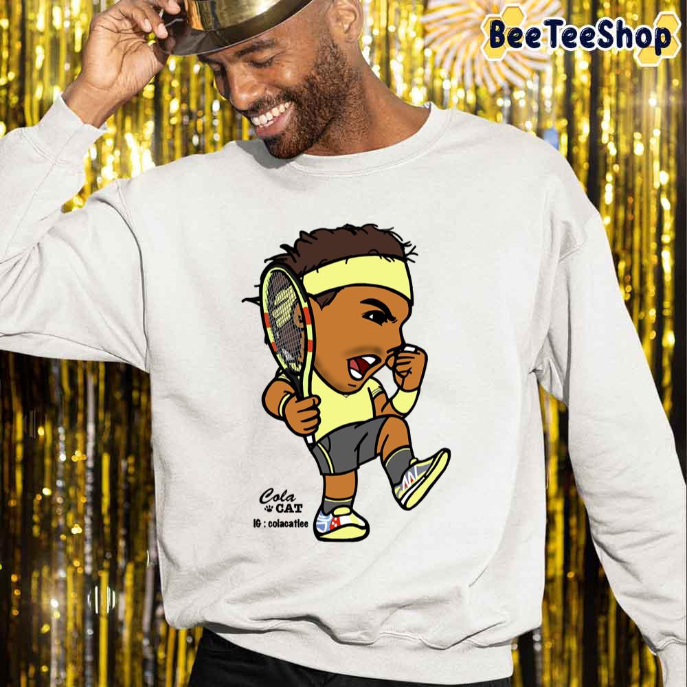 Yeahhh Cartoon Style Rafael Nadal Tennis Player Unisex Sweatshirt