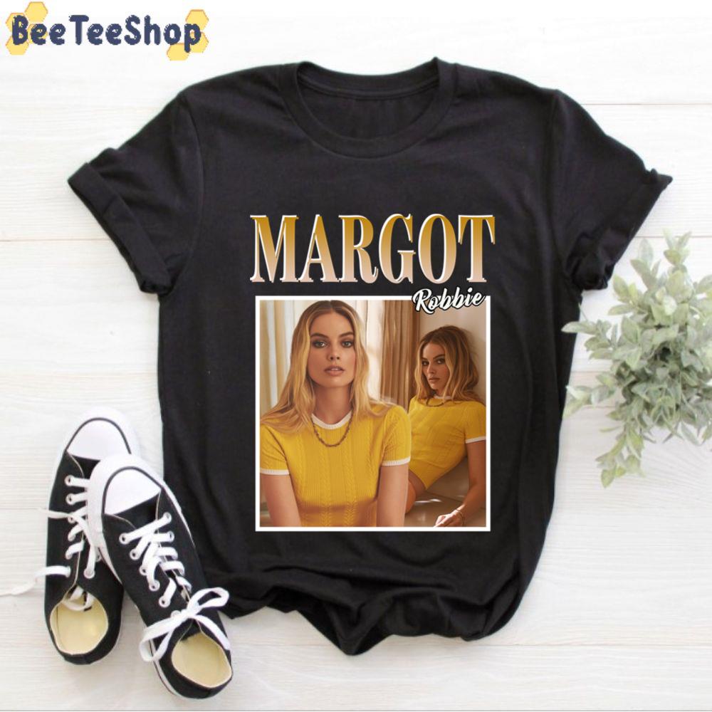 Yellow Vintage Style Margot Robbie Unisex T-Shirt