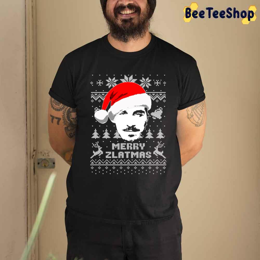 Zlatan Merry Zlatmas Ugly Christmas Football Unisex T-Shirt