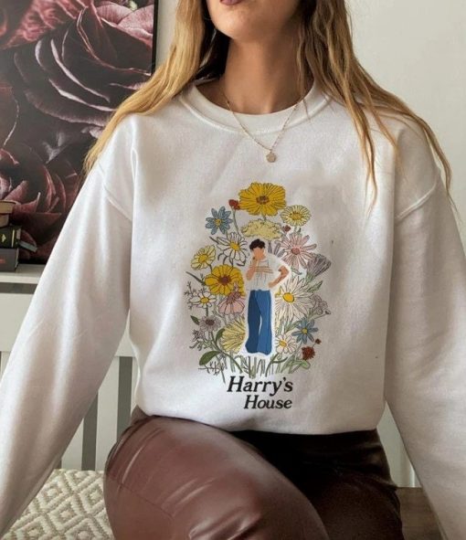 Vintage Flowers Harry’s 2022 Harry’s House New Album Harry’s Floral Concept Unisex T-Shirt