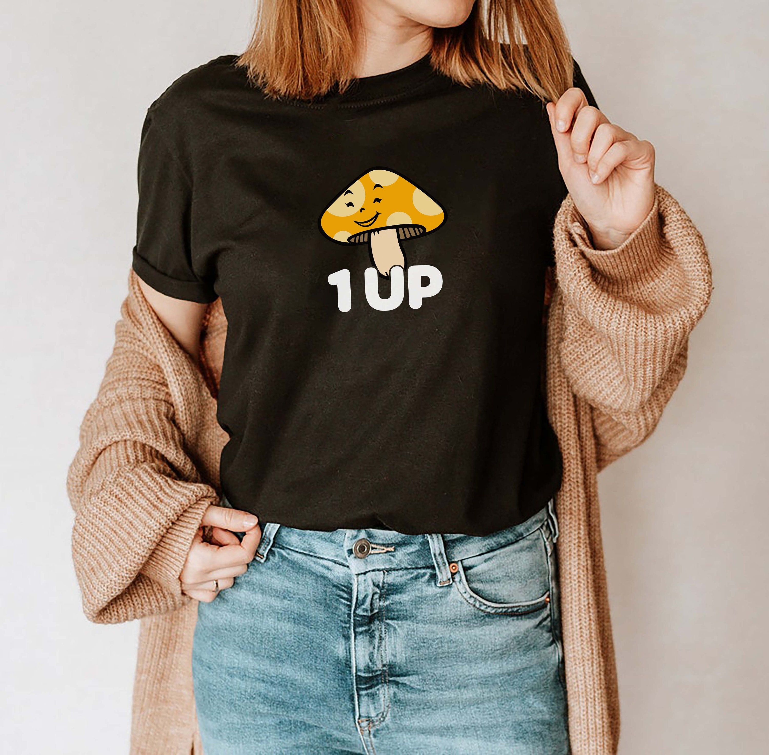 1 Up Funny Mushroom Mycologist Unisex T-Shirt