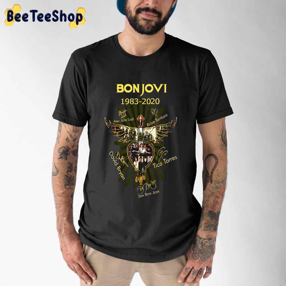 1983 2020 Bon Jovi Signature Unisex T-Shirt