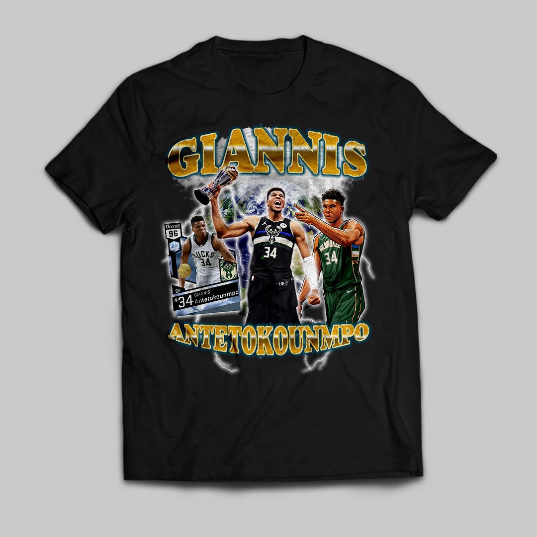 34 Giannis Antetokounmpo Milwaukee Bucks Basketball Unisex T-Shirt