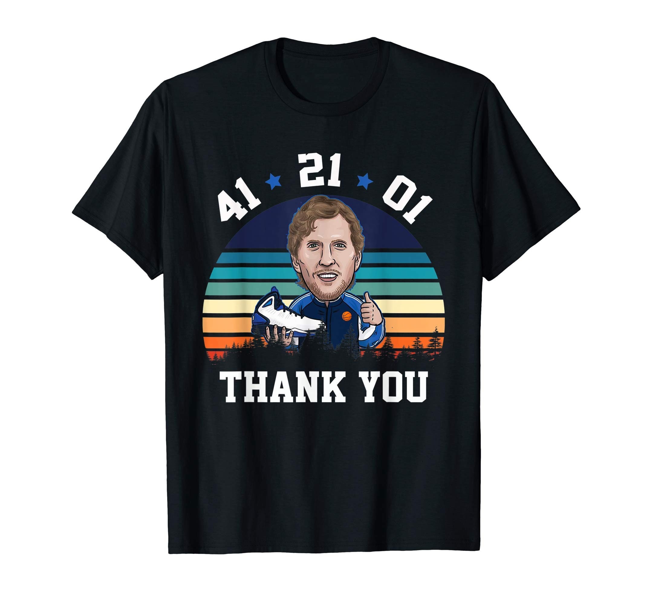 41211 Dirk Nowitzki Dallas Last Home Game Thank You Retirement Basketball Lover Unisex T-Shirt