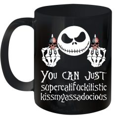 4th Of July Independence Day Jack Skellington You Can Just Premium Sublime Ceramic Coffee Mug Black