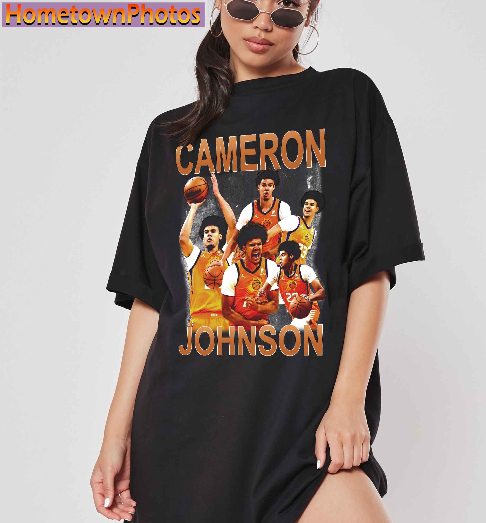 80s Vintage Cameron Johnson Basketball unsex T-Shirt