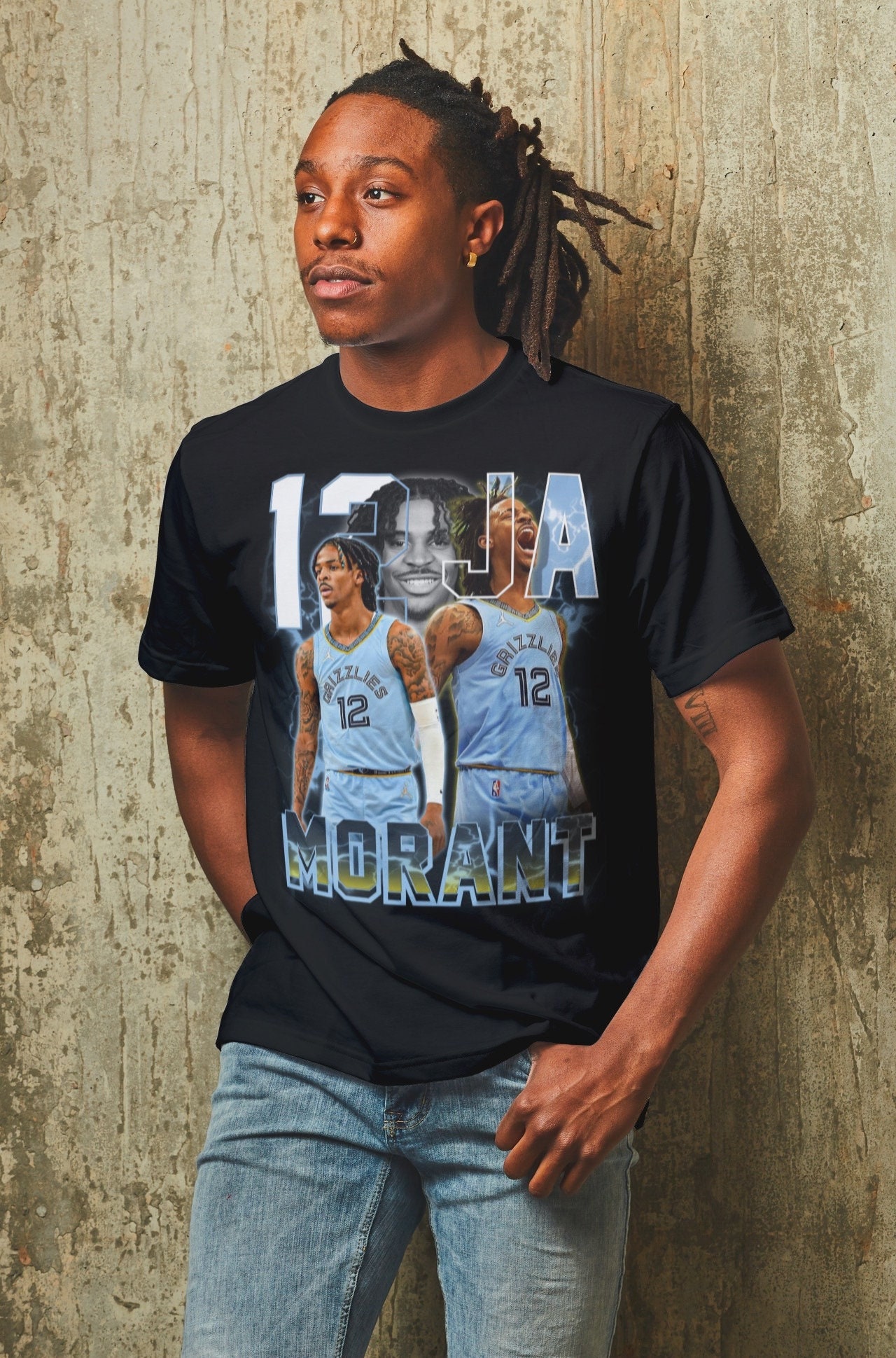 80s Vintage Ja Morant Memphis Grizzlies Basketball Unisex T-Shirt