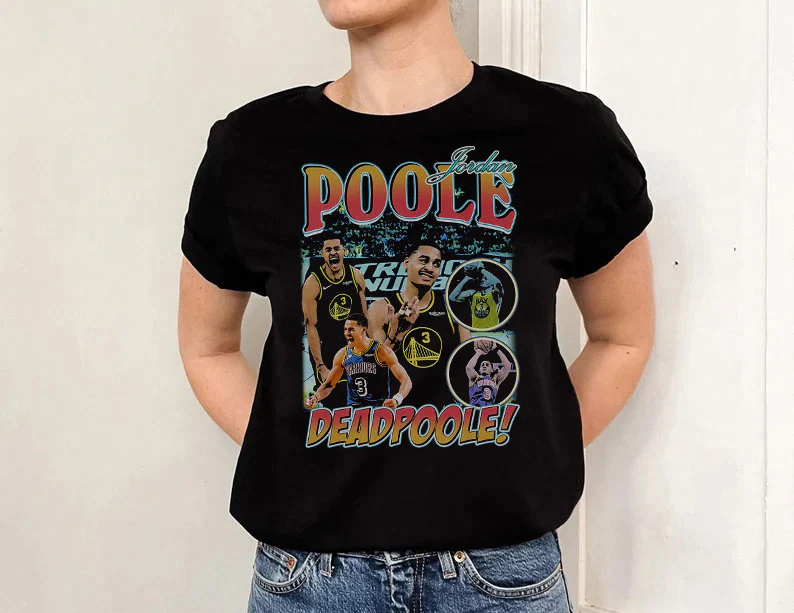 80s Vintage Jordan Poole Warriors Basketball Unisex T-Shirt