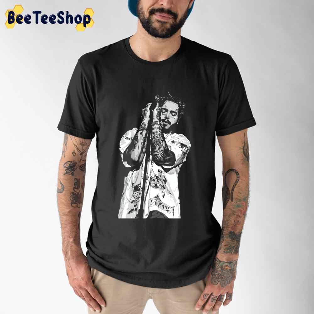 90s Black Vintage Post Malone Unisex T-Shirt