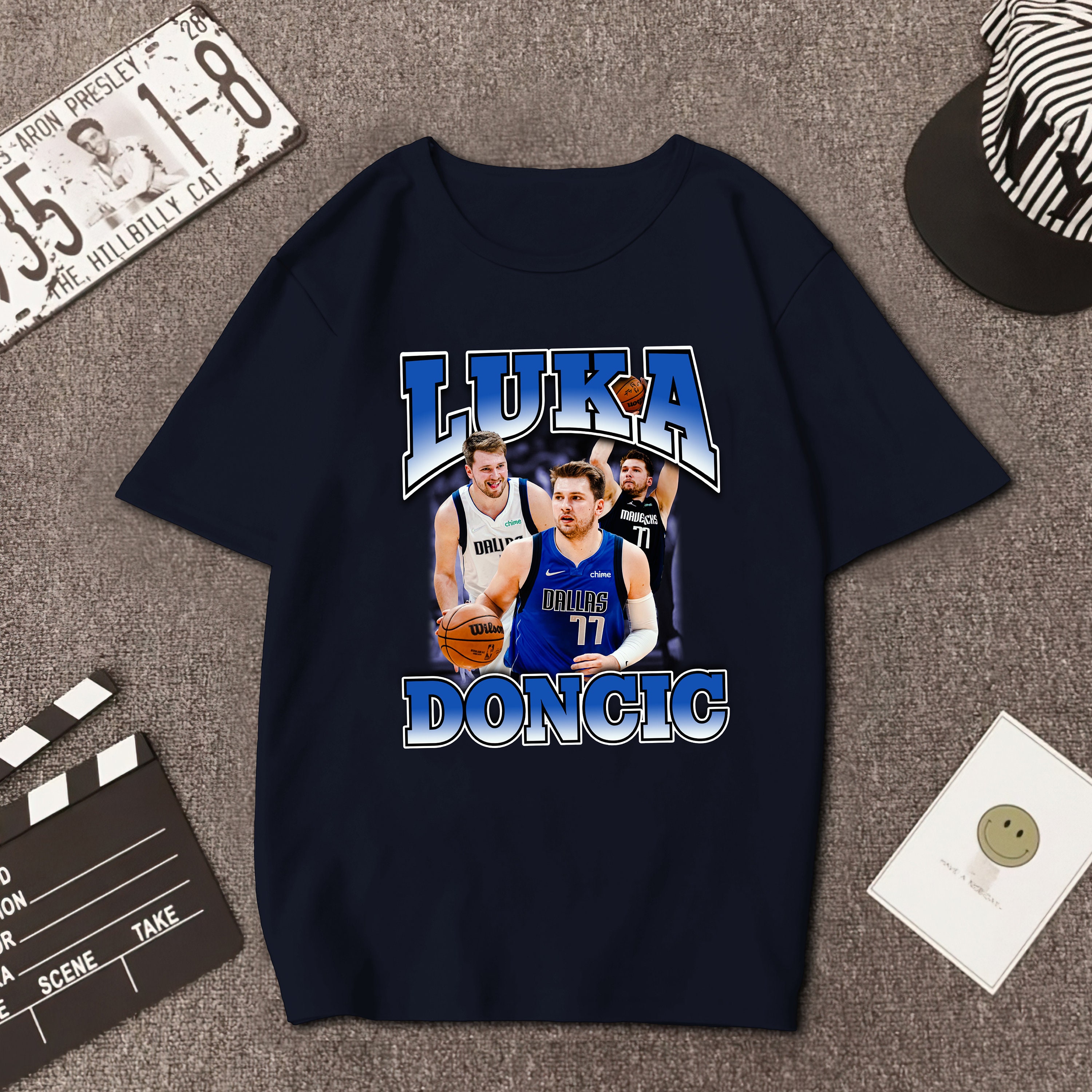 Luka Doncic Shirt - Dallas 90s Vintage x Bootleg Style Rap Tee
