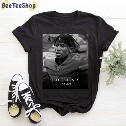 Black Art Rip Jeff Gladney 1996 2022 Football Unisex T-Shirt