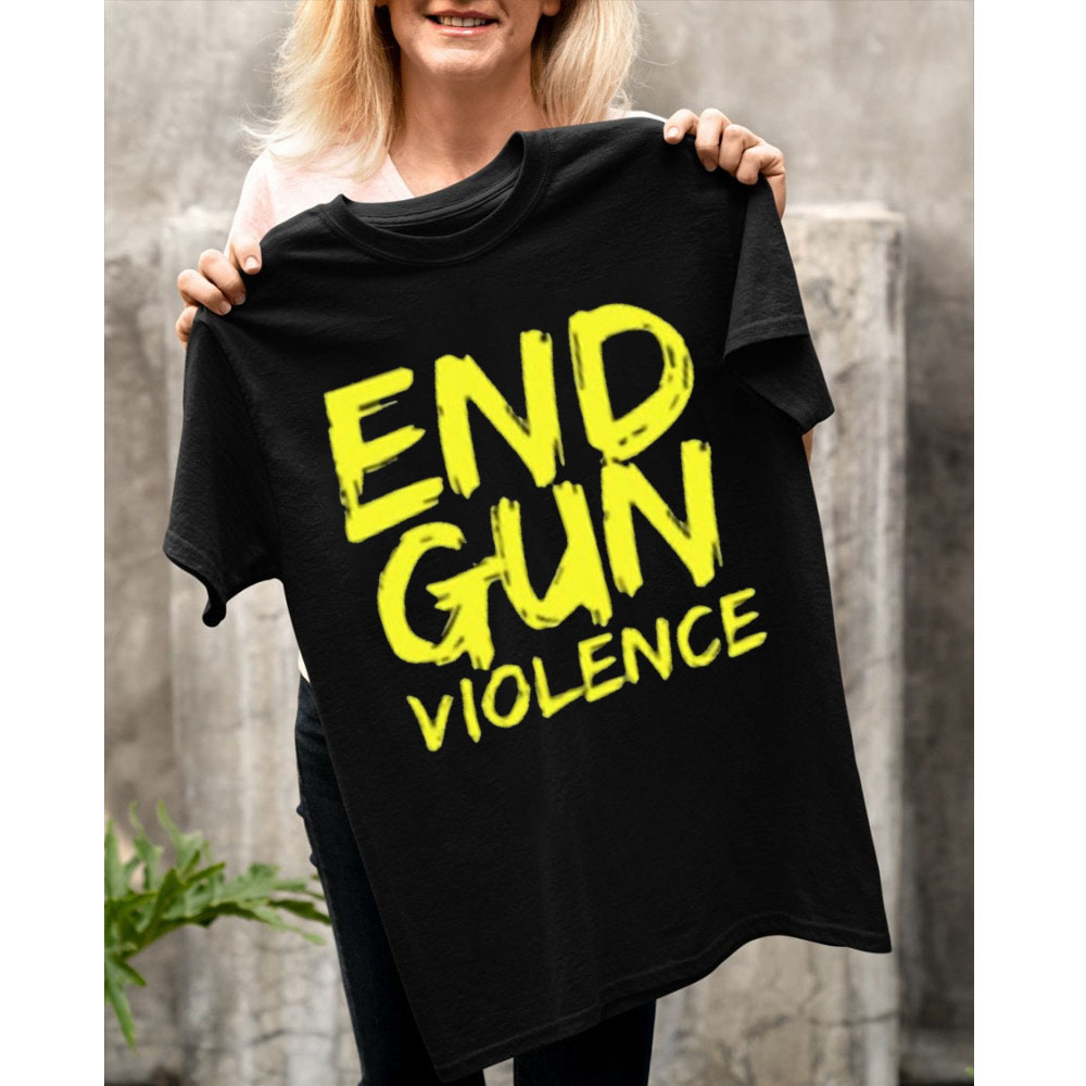 End Gun Violence Yellow Style Unisex T-Shirt - Beeteeshop