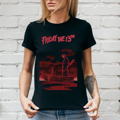 Jason In A Boat Red Friday The 13th UnisexT-Shirt