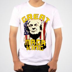 Great Maga King Trum American Flag Unsiex T-Shirt