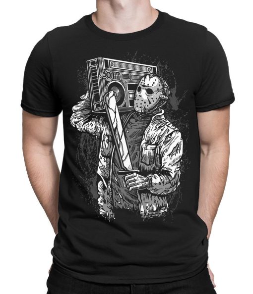 Jason Voorhees With Boombox Friday the 13th Unsiex T-Shirt