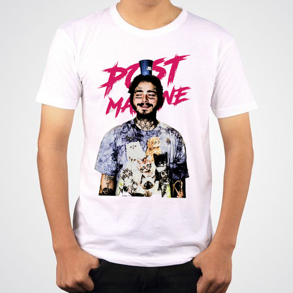 Retro Post Malone Wear Cats Shirt Unisex T-Shirt
