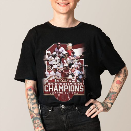 Sooners 2022 Regular Season Conference Champions Oklahoma Softball Unisex T-Shirt