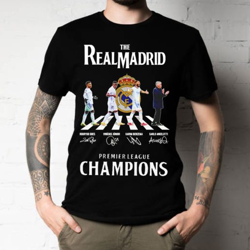 The Real Madrid Champions Abbey Road Signature Unisex T-Shirt