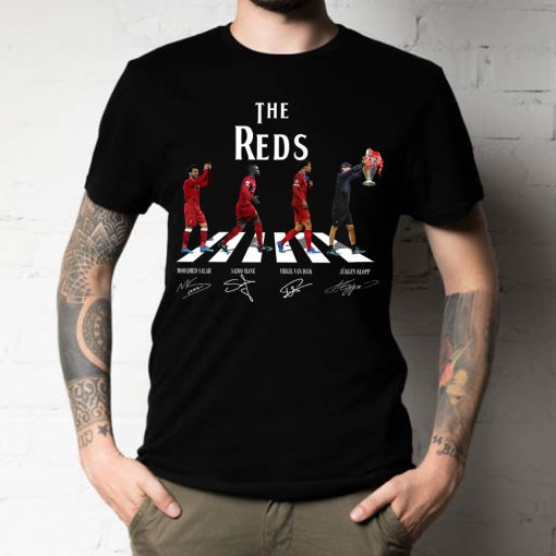 The Reds Liverpool Abbey Road Signature Unisex T-Shirt