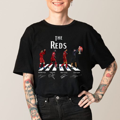 The Reds Liverpool Abbey Road Signature Unisex T-Shirt