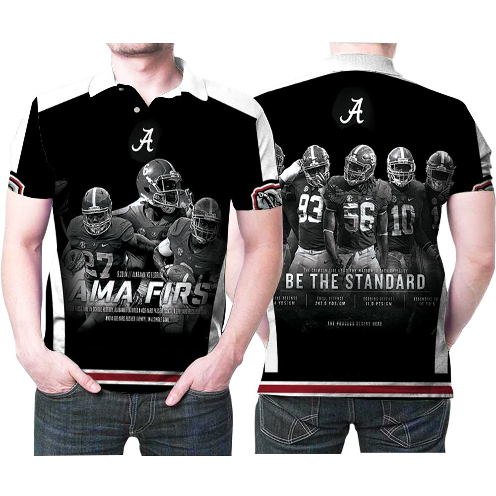 Alabama Crimson Tide Be The Standard Legend Players 3d Designed Allover Gift For Alabama Fans Polo Shirt All Over Print Shirt 3d T-shirt
