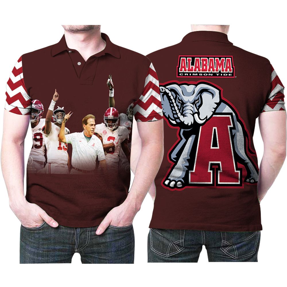 Alabama Crimson Tide National Champions Great Football Players 3d Designed Allover Gift For Alabama Fans 2 Polo Shirt All Over Print Shirt 3d T-shirt