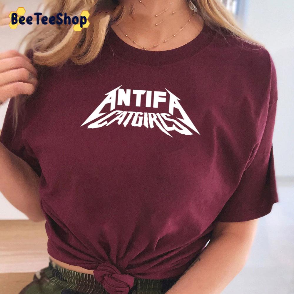 Antifa Catgirls Aerosmith Style Unisex T-Shirt