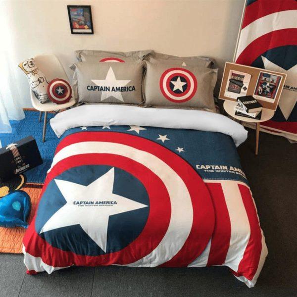Art Design Captain America Bedding Set