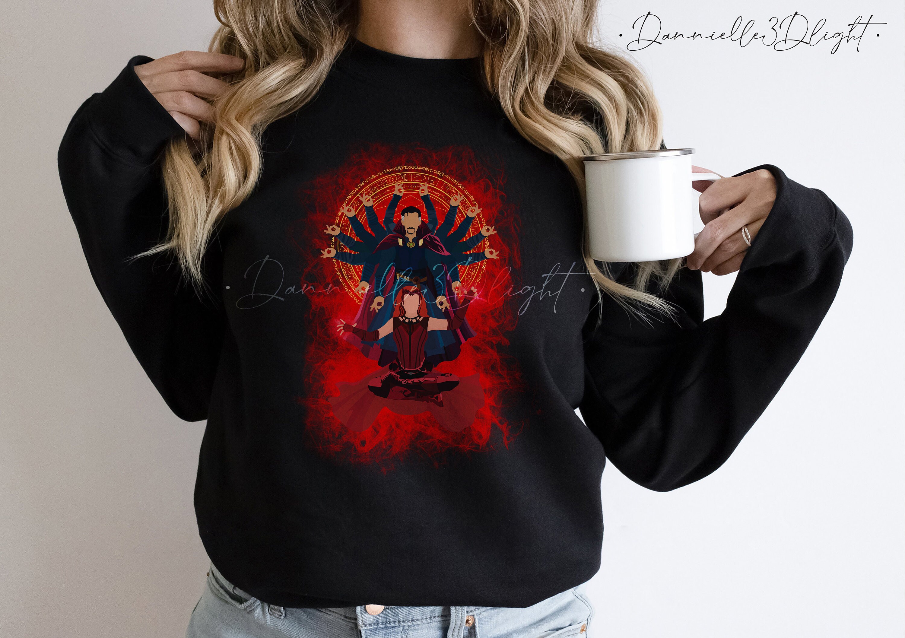 Art Doctor Strange And Scarlet Witch Multiverse Of Madness Unisex T-Shirt