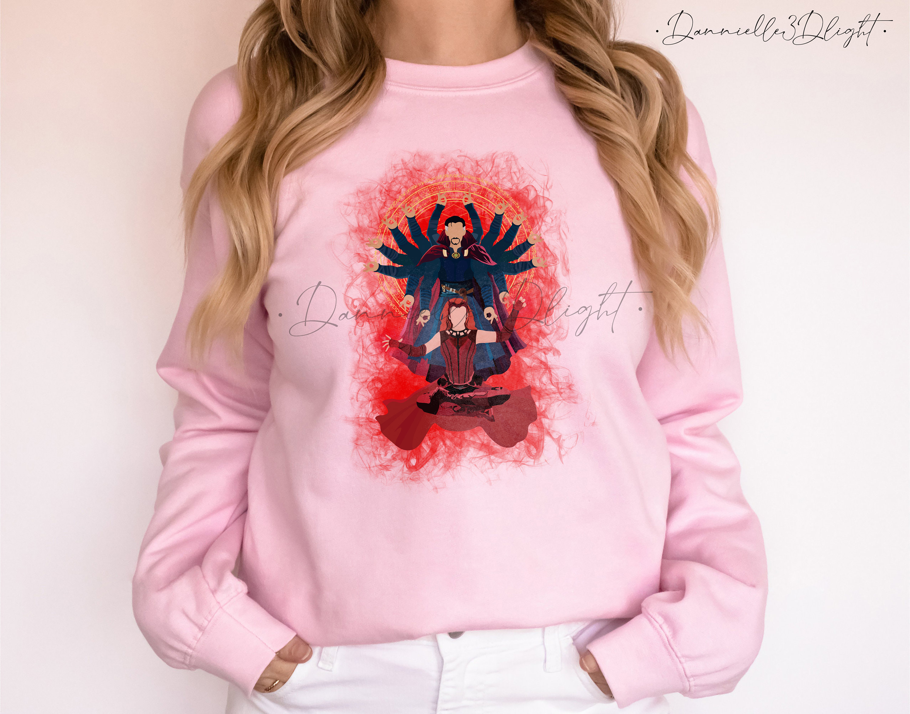 Art Doctor Strange And Scarlet Witch Multiverse Of Madness Unisex T-Shirt