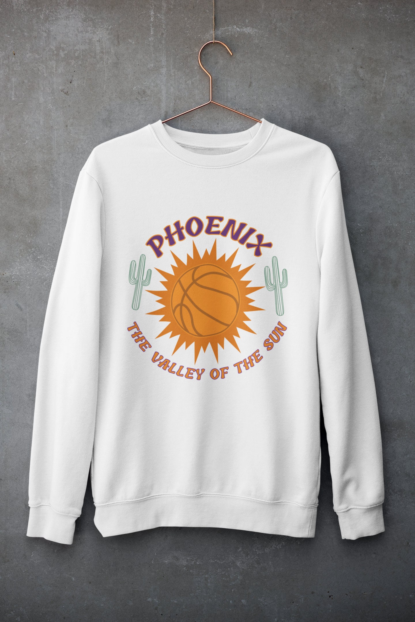 Art Phoenix The Valley Of The Sun Basketball Unisex Sweatshirt