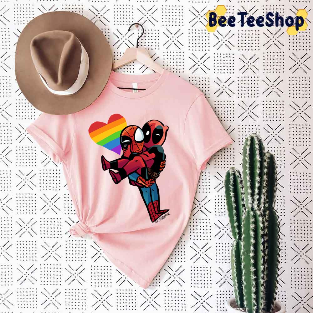 Ask Spiderpool Funny Spider Man Dead Pool Happy Pried Month Unisex T-Shirt