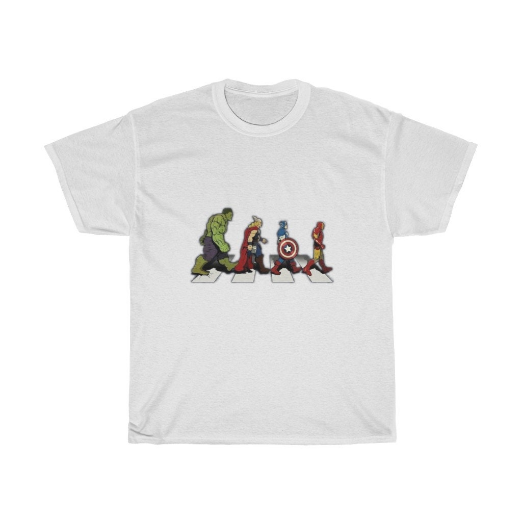 Avengers Crossing Road Unisex T-Shirt