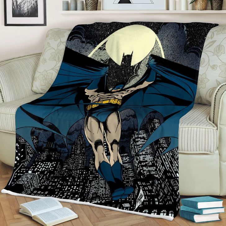 Batman Dark Night Dc Comics Christmas 199, Batman Gift For Fan Comfy Sofa  Throw Blanket Gift - Beeteeshop
