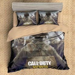 Behind Scene Call Of Duty Wwii Bedding Set