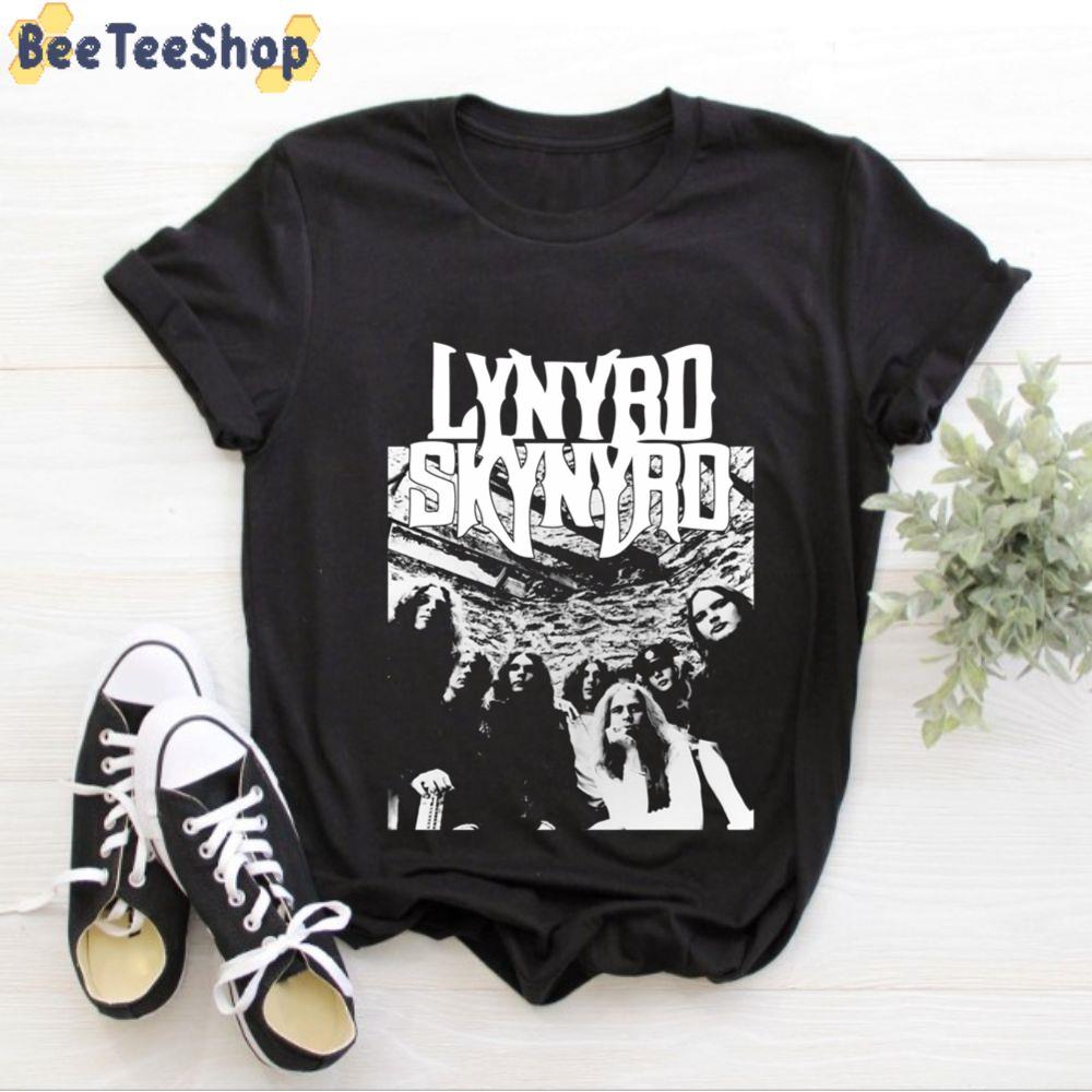 Black And White Lynyrd Skynyrd Unisex T-Shirt