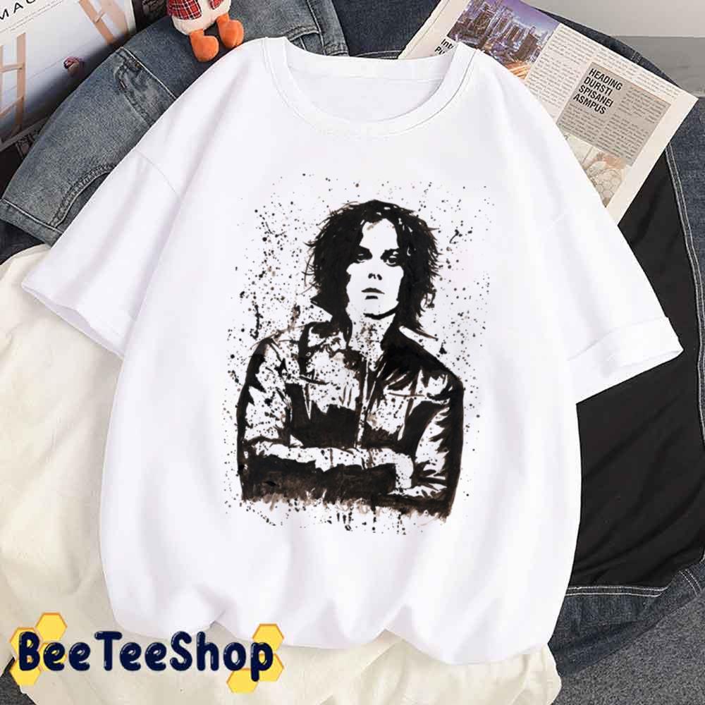 Black Painting Jack White Unisex T-Shirt