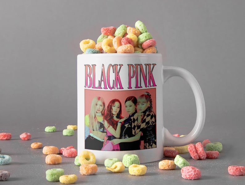 Blackpink Mug Rosé Lisa Jisoo Jennie Mug 90s’ Style Mug Yg Entertainment Mug K-Pop Music Band Premium Sublime Ceramic Coffee Mug White