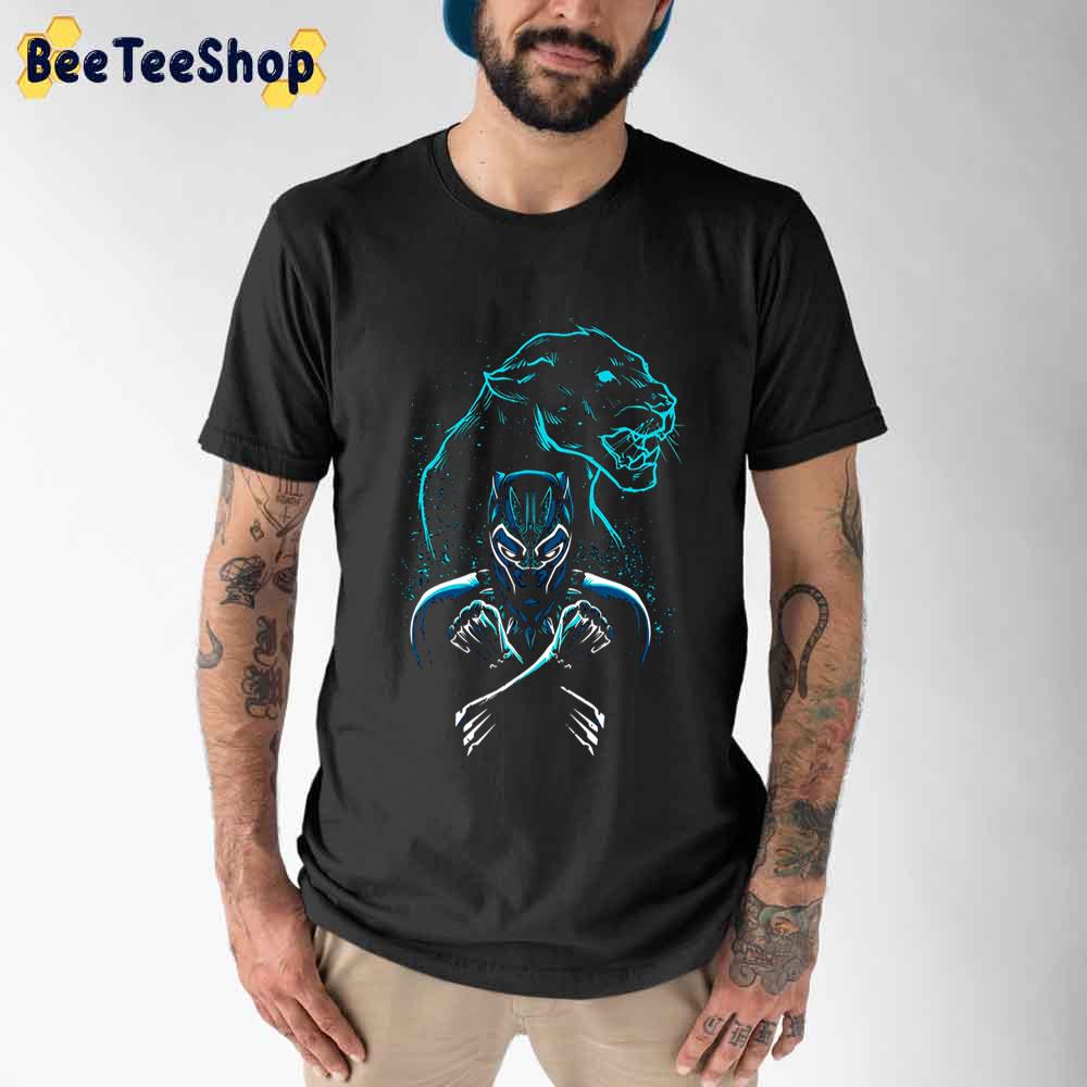 Blue Art Panther Forever Unisex T-Shirt