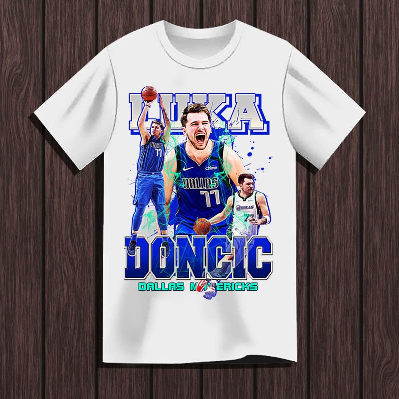 Blue Vintage Luka Doncic Basketball Unisex T-Shirt