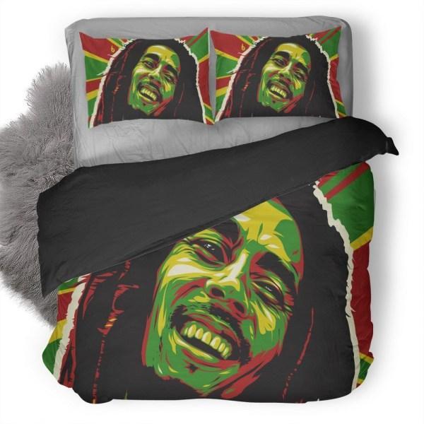 Bob Marley Abstract Bedding Set