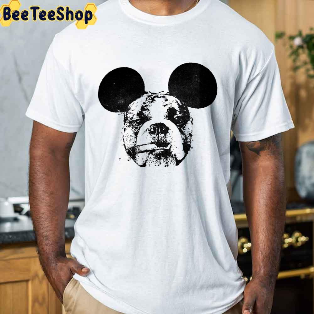 Bulldog Mafia Love Mickey Retro Pet Lover Unisex T-Shirt