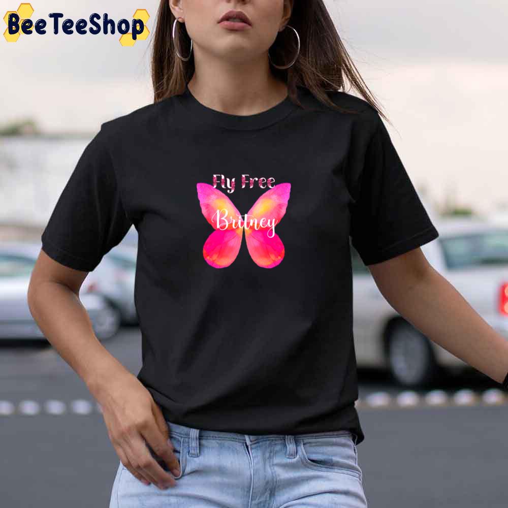 Butterfly Fly Free Britney Unisex T-Shirt